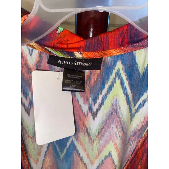 Women's Ashley Stewart Multi Dress Size 18/20 - Picture 2 of 5